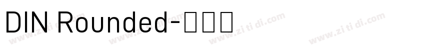 DIN Rounded字体转换